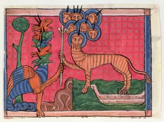 Apocalypse Miniatures: The Dragon Waging War and The Beast of the Sea